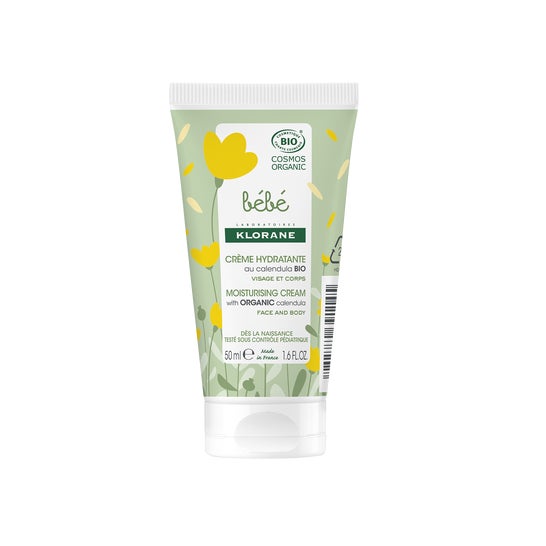 Klorane Bebé Crema Hidratante a la Caléndula BIO 50 ml