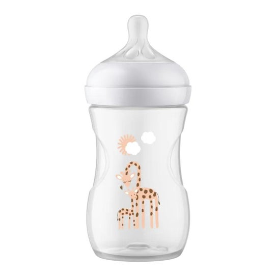Philips Avent Biberón SCY903/66 Natural Girafa 260ml