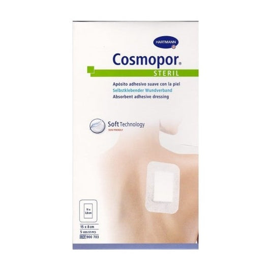 Cosmopor Steril 15x8cm 5uds