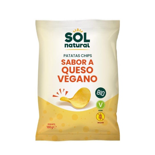 Solnatural Patatas Fritas Sabor Queso Bio 100 g