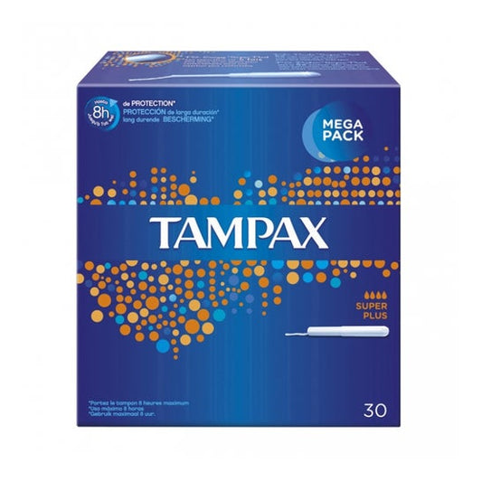 Tampax Tampones con Aplicador de Cartón Suplerplus 30uds