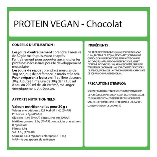 Eric Favre Protein Vegan Chocolate Avellana 500g