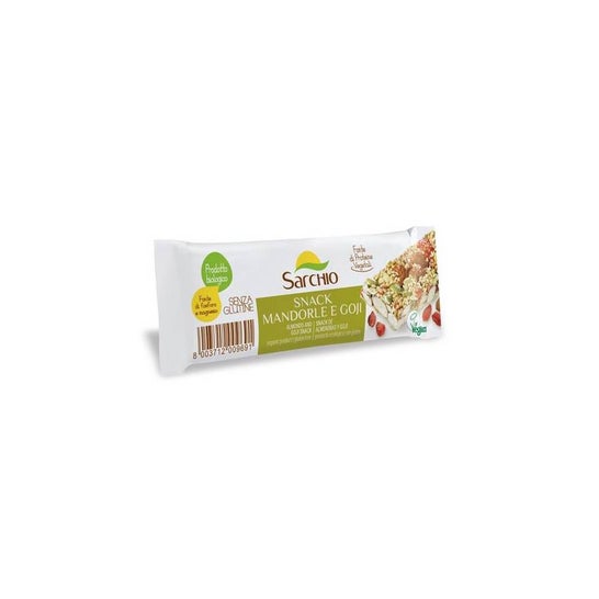 Sarchio Snack Almendras y Goji Sin Gluten 20 g