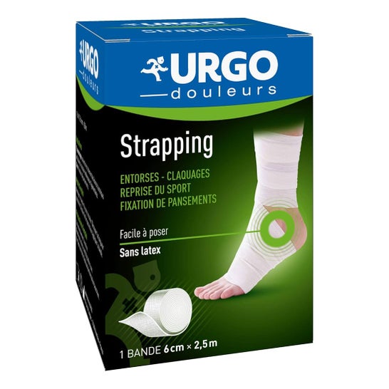 Urgo Strapping Venda Adhesiva Elástica Sin Látex 2,5Mx6cm 1ud