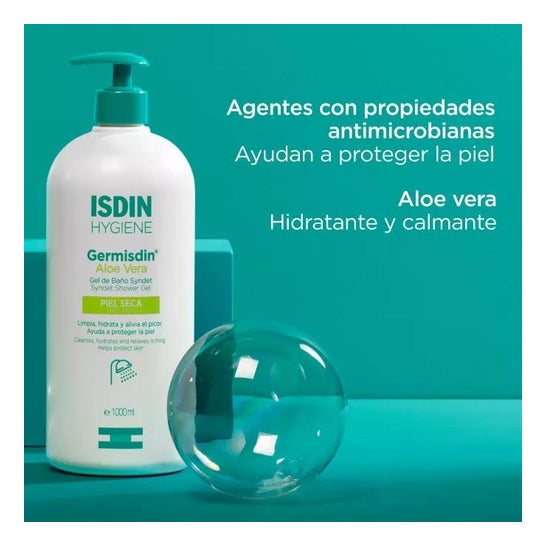 ISDIN Hygiene Germisdin Aloe Vera Gel de Baño Syndet 500ml