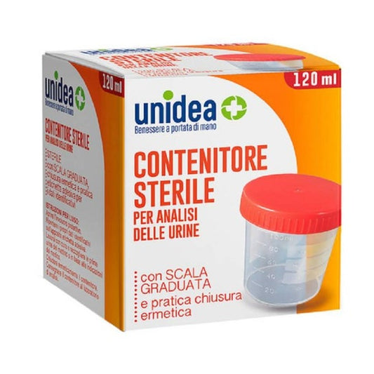 Unidea Recipiente Estéril para Análisis de Orina 120ml