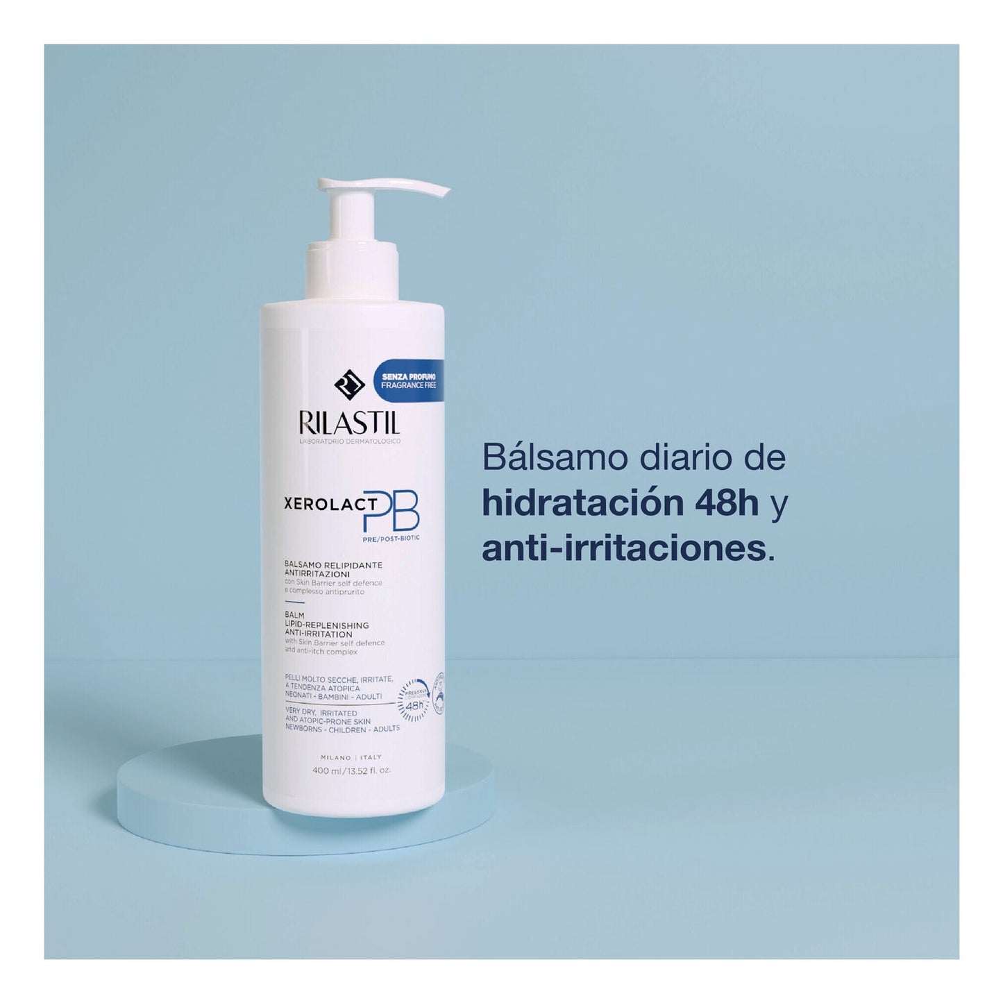 Rilastil Xerolact PB Bálsamo Relipidizante y Antiirritaciones 400ml