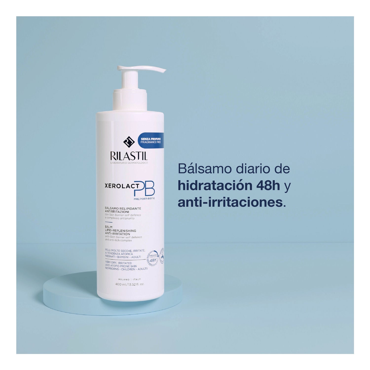 Rilastil Xerolact PB Bálsamo Relipidizante y Antiirritaciones 400ml