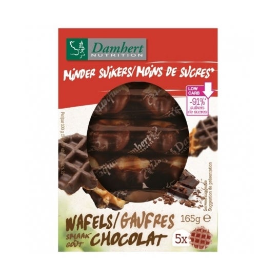Damhert Nutrition gofres Esponjosos con Chocolate 165 g