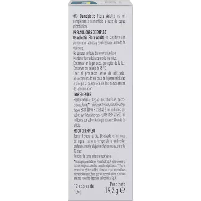 Boiron Osmobiotic Flora Adultos 12 Sobres