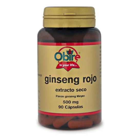 Obire Ginseng Rojo 500 mg 90 caps