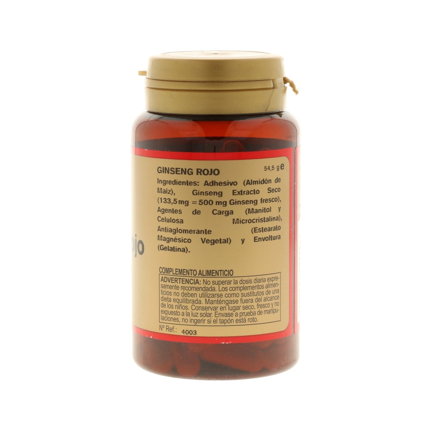 Obire Ginseng Rojo 500 mg 90 caps