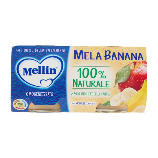 Mellin Pack Tarritos Manzana y Plátano 3x100 g
