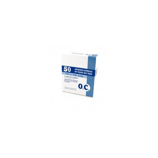O.C compresa estéril tejido sin tejer 10 cmx10 cm 50 uds