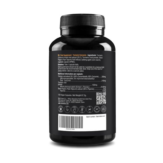 Zenement Extracto Cúrcuma con Pimienta Negra 120vcaps