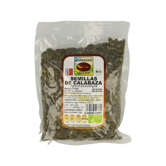 Bioprasad Calabaza Semillas Bio Sin gluten 500 g