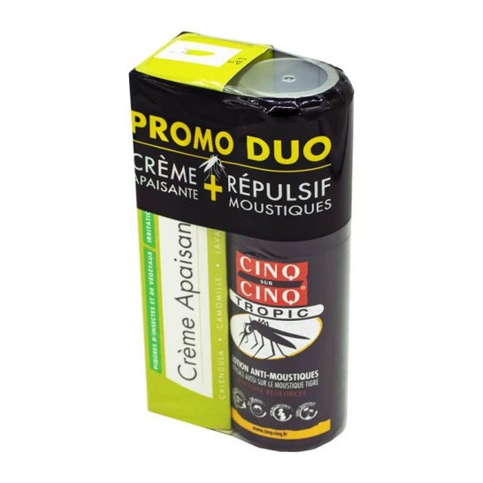 Cinq Sur Cinq Kit Crème Apaisante + Répulsif Moustiques