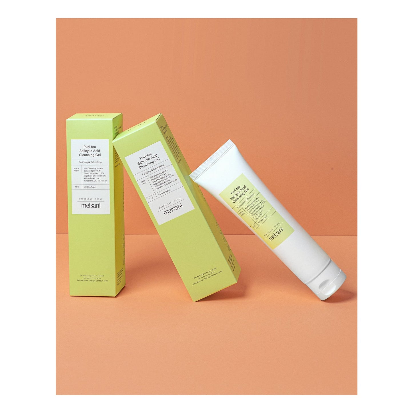 Meisani Puri,Tea Salicylic Acid Cleansing Gel 150ml