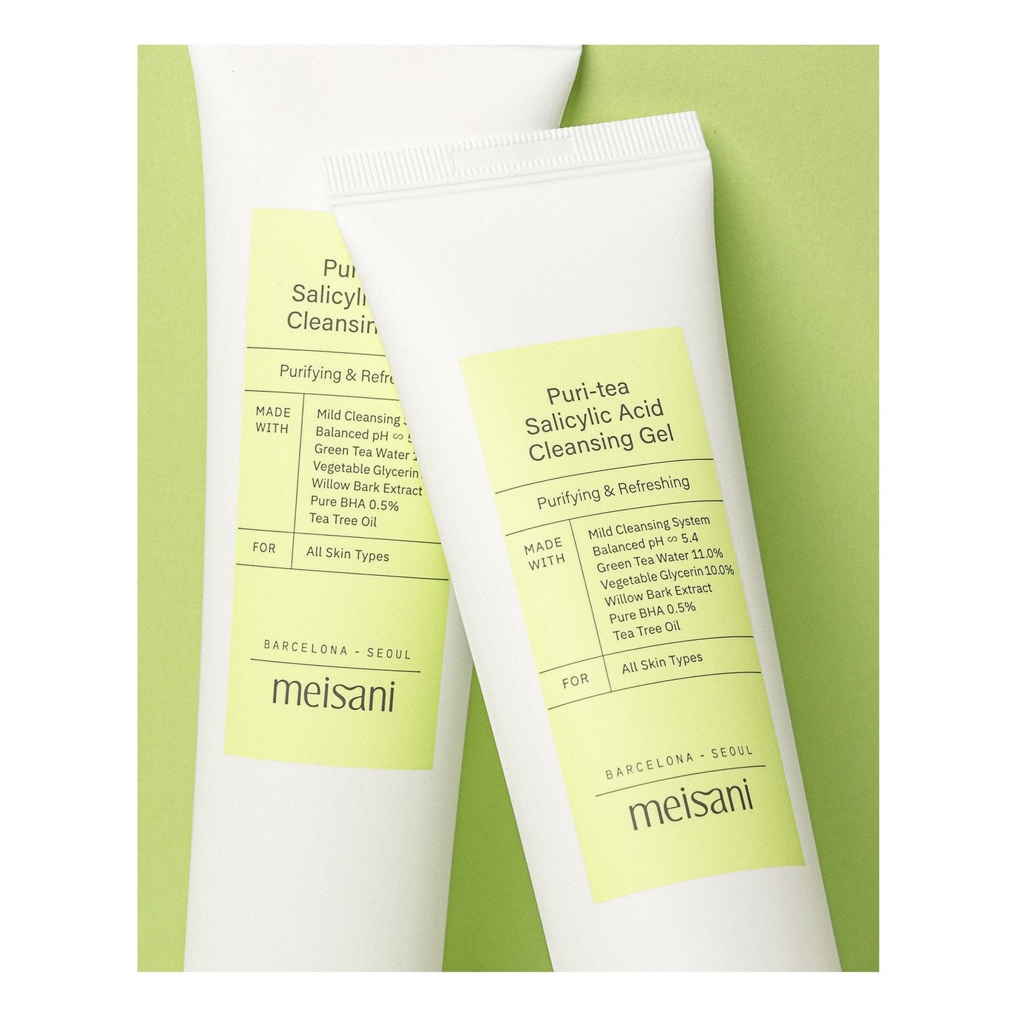 Meisani Puri,Tea Salicylic Acid Cleansing Gel 150ml