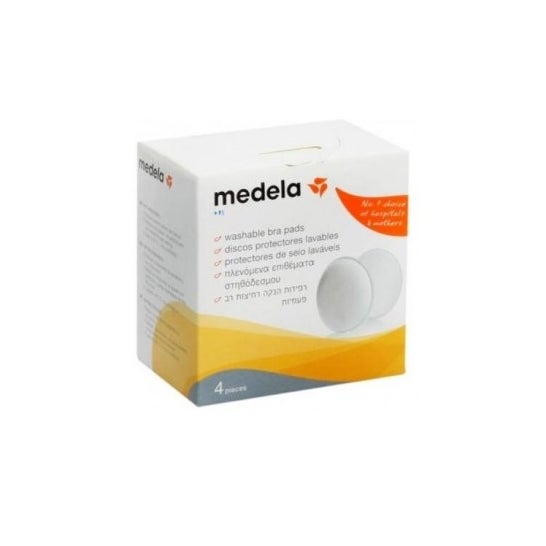 Medela Discos Absorbentes Lavables 4uds