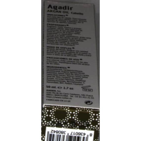 Rueber Agadir Argan Oil Regenerador Tallos Y Puntas 50 Ml