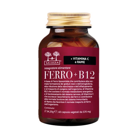 Salugea Hierro + B12 60caps