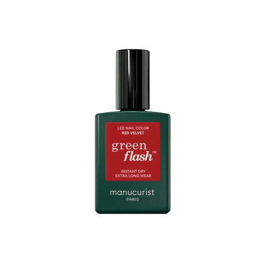 Manucurist Green Flash LED Nail Polish Red Velvet 15 ml