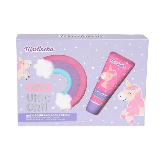 Martinelia Little Unicorn Duo Bath Bomb + Body Lotion