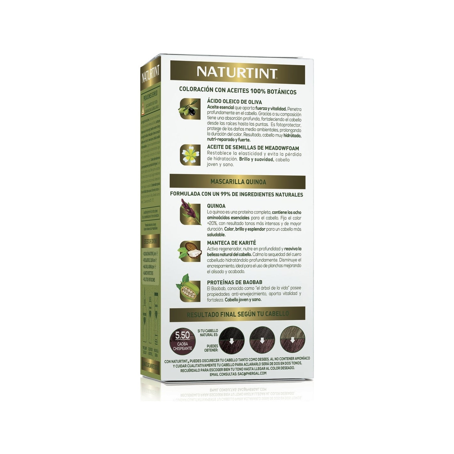 Naturtint Tinte 5.50 Caoba Chispeante