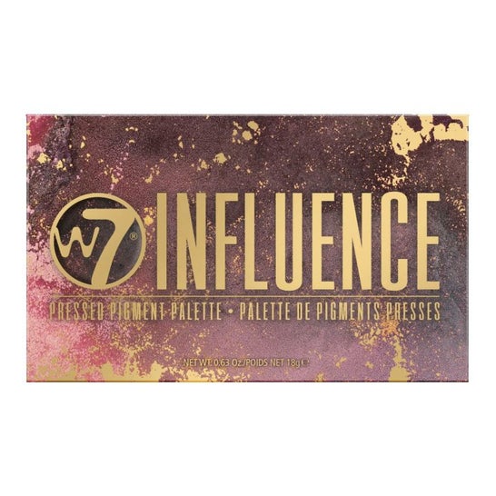 W7 Influence Pressed Pigment Palette 18g