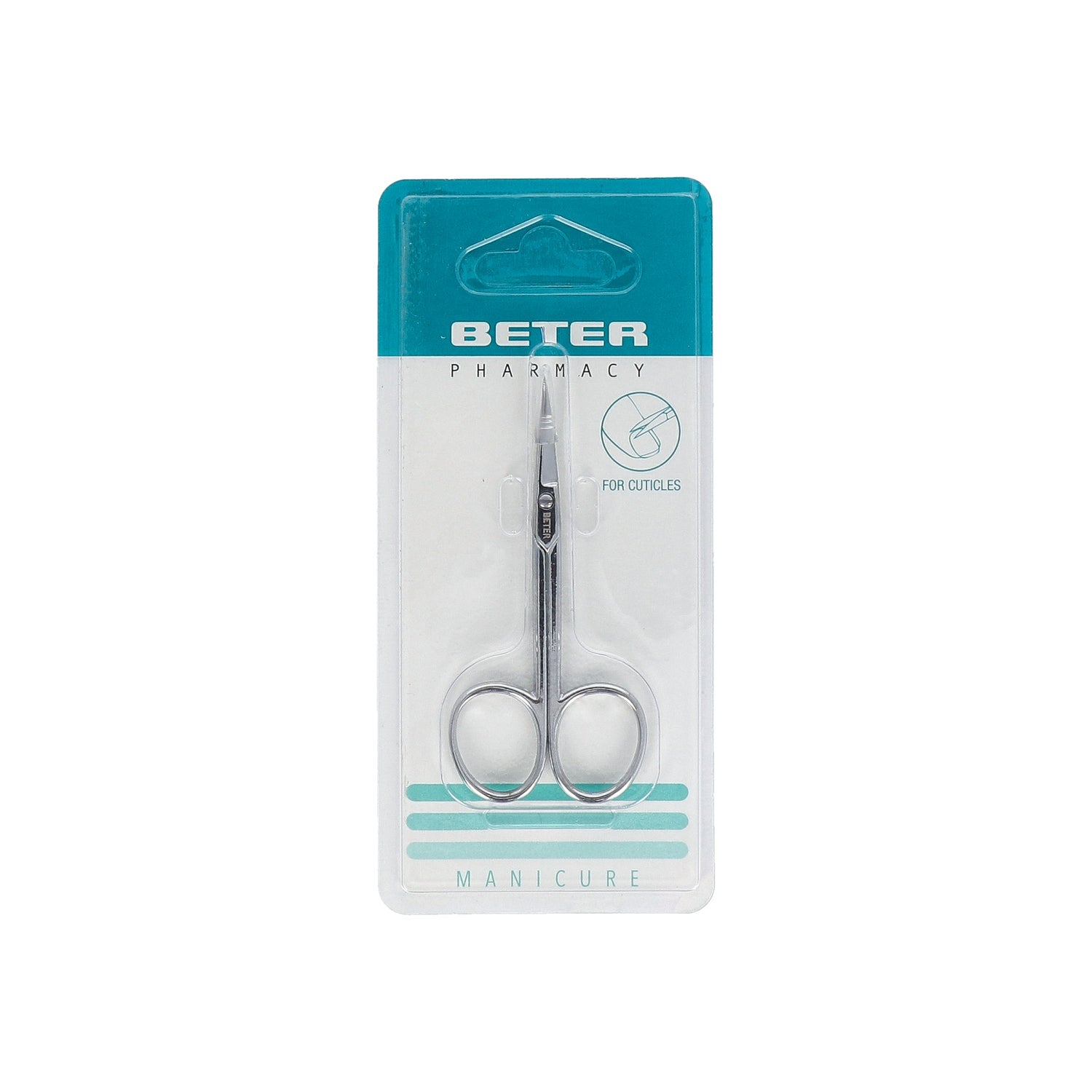Beter tijera manicura pieles curva 9,2cm 1ud