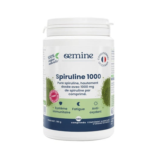 Oemine Espirulina 1000 mg 180 comp