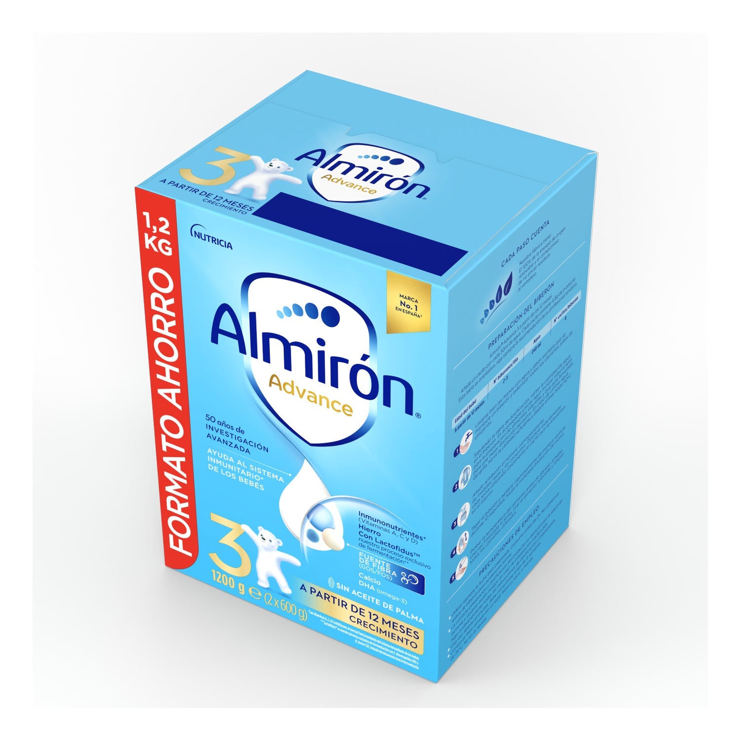 Almirón Advance 3 Leche de Crecimiento 1200gr