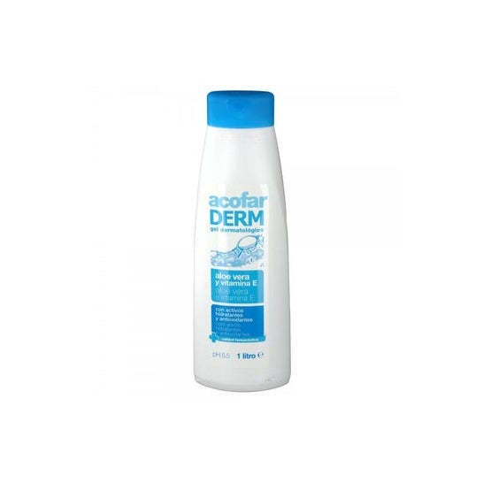 Acofarderm Gel de Baño Aloe Vera y Vitamina E 1L