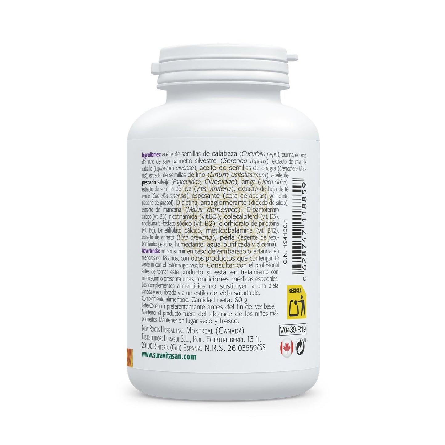Sura Vitasan Vital Capilar 30 Perlas