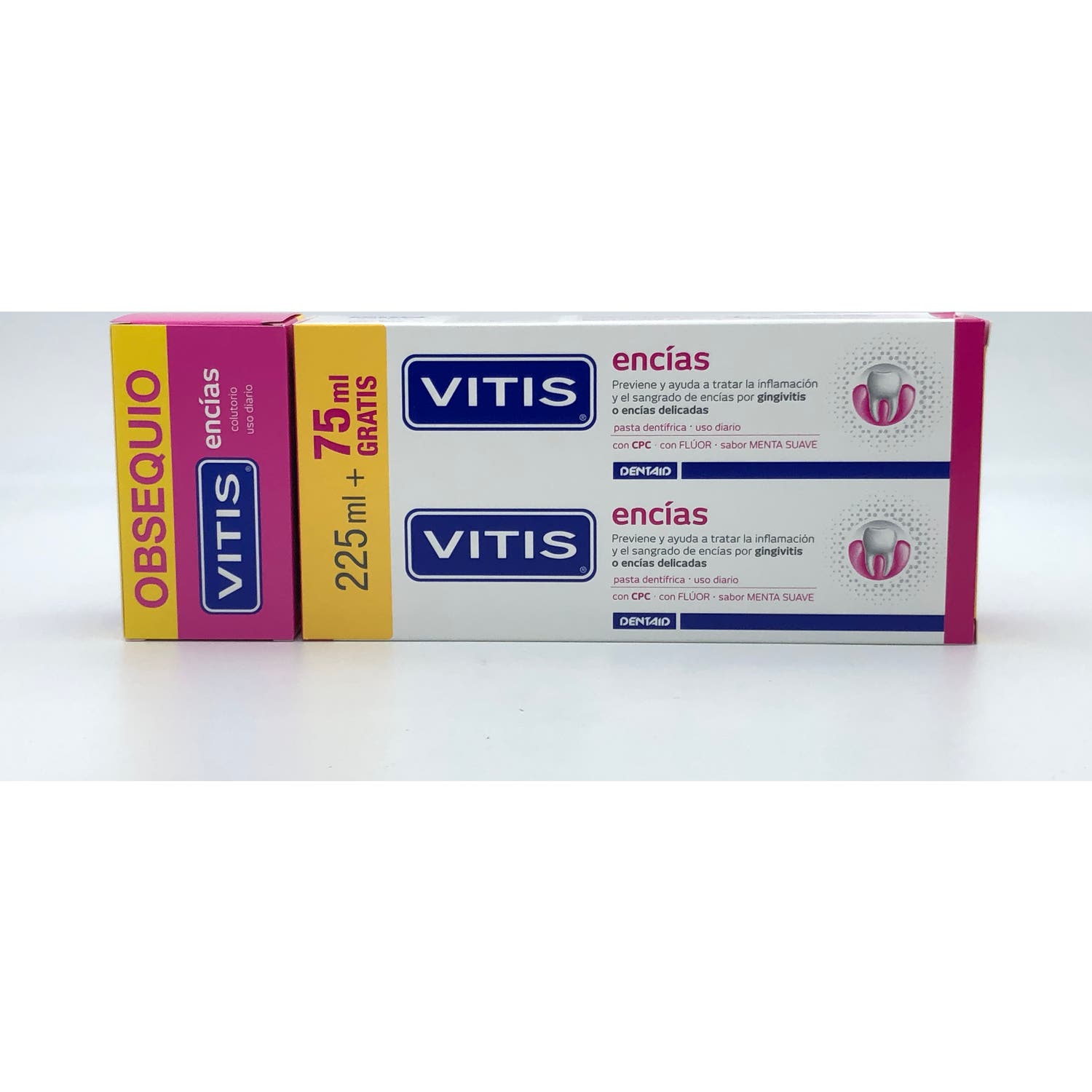 Vitis Encías Dentífrico 2x150ml + Colutorio 30ml