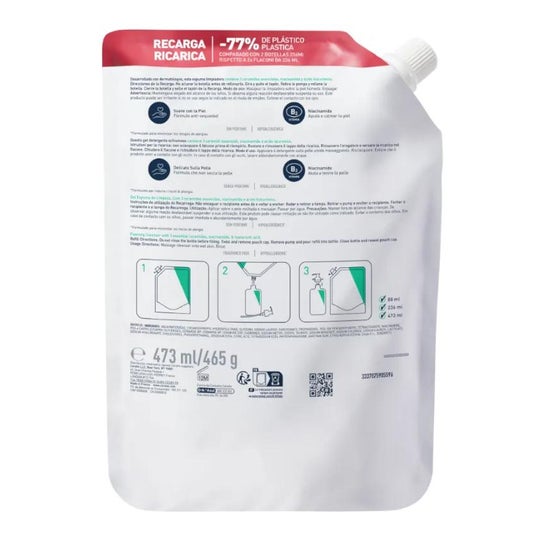 CeraVe Recarga Limpiador Espumoso 473ml