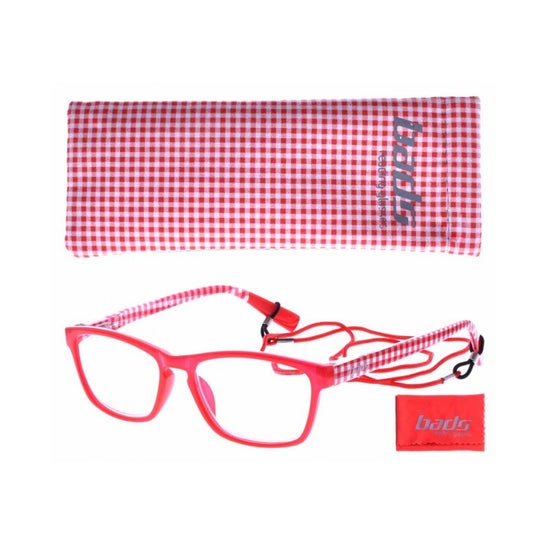 Bads Gafas Ref166Ro300 Cuadros Rojos +3.00 1ud