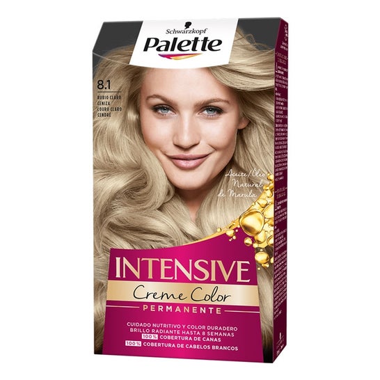 Schwarzkopf Palette Intensive Tinte 8.1 Rubio Claro Ceniza 1ud