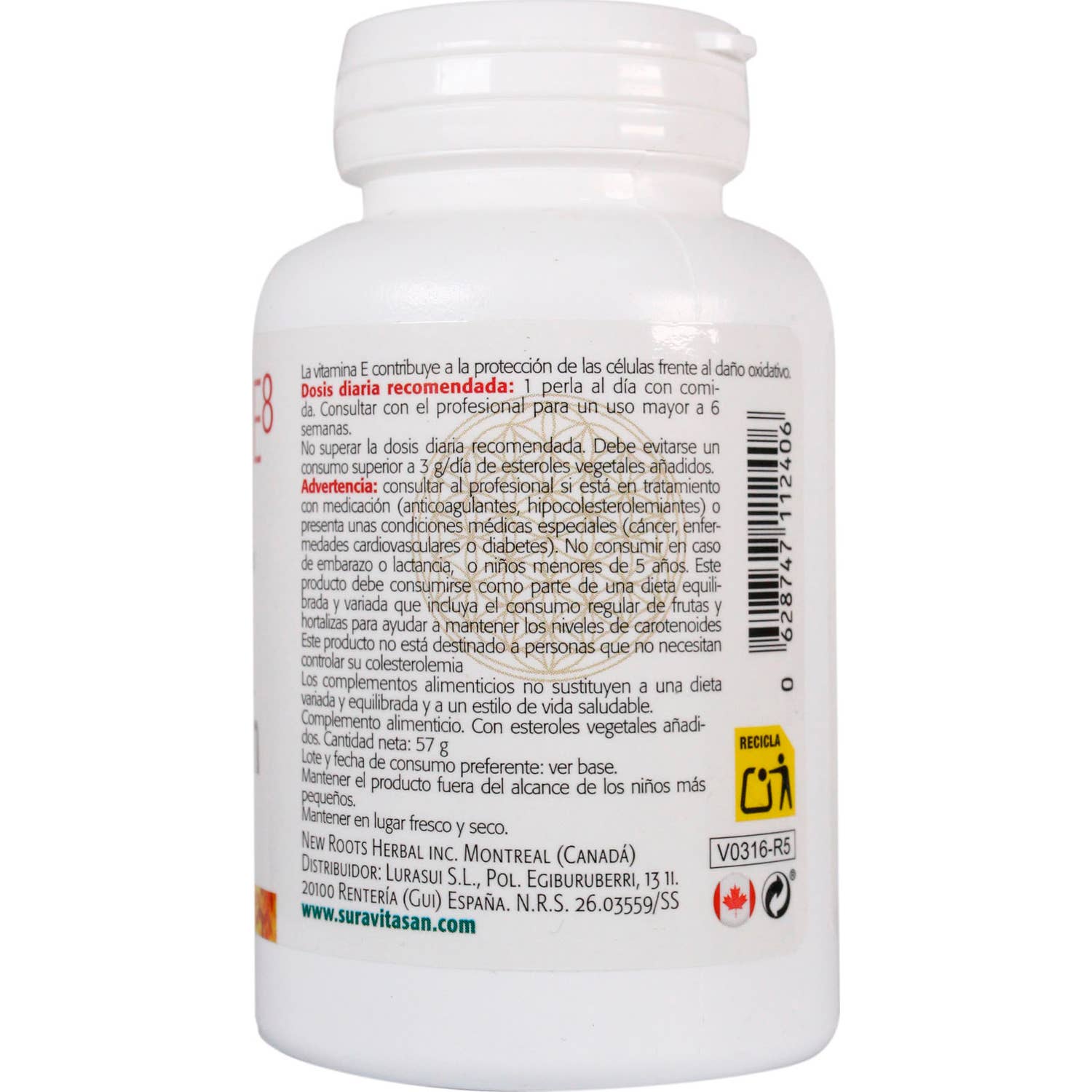 Sura Vitasan Vit. E8 400Ui 60 Perlas