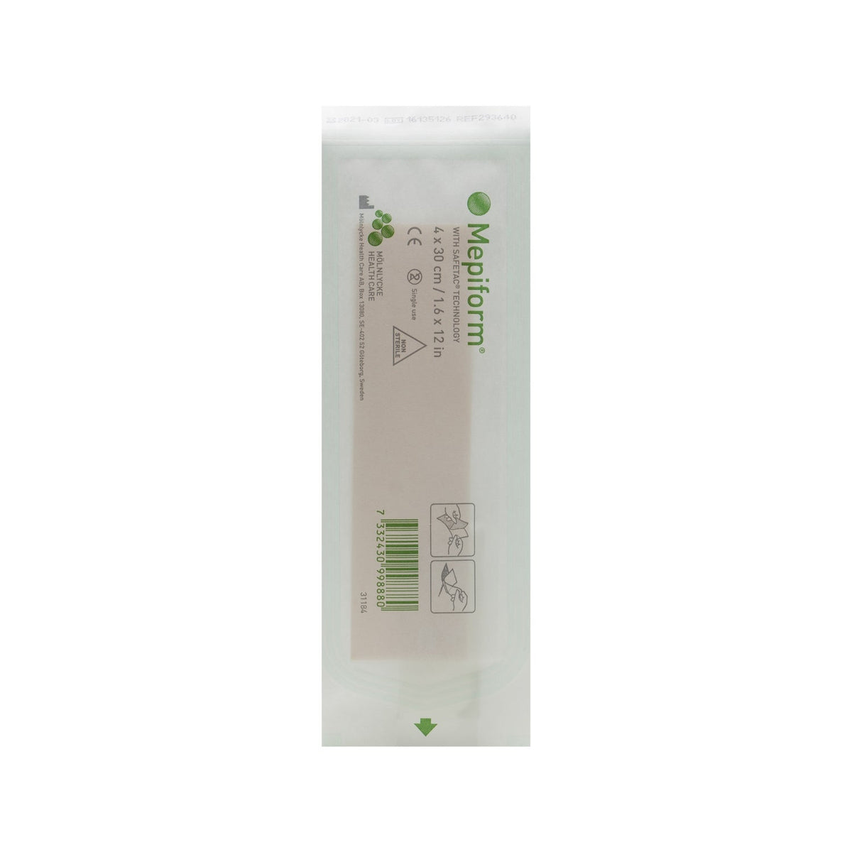 Mepiform reductor de cicatriz silicona lámina 4x30cm 5uds