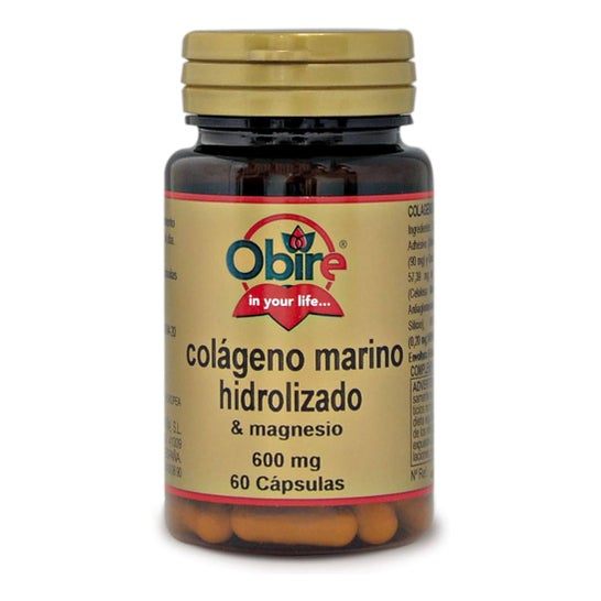 Obire Colágeno Marino Hidrolizado + Magnesio 60 caps
