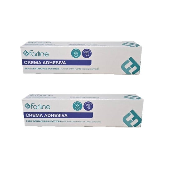 Farline Crema Adhesiva Prótesis Dental 2x40g