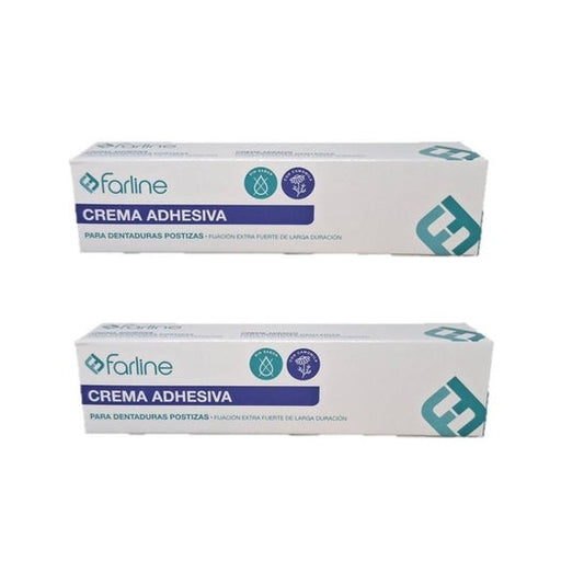 Farline Crema Adhesiva Prótesis Dental 2x40g