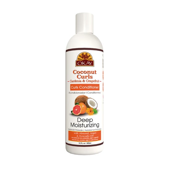 Okay Coconut Curls Acondicionador Coco Gardenia Pomelo 355 ml