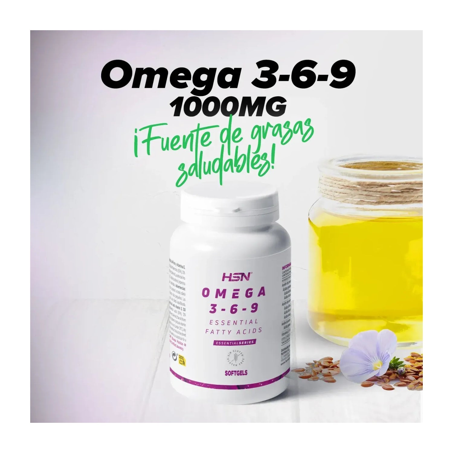 HSN Omega 3-6-9 1000mg 120 perlas