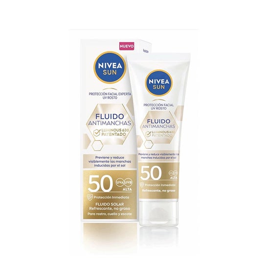 Nivea Sun Facial Fluido Antimanchas Luminous 630º SPF50 40ml