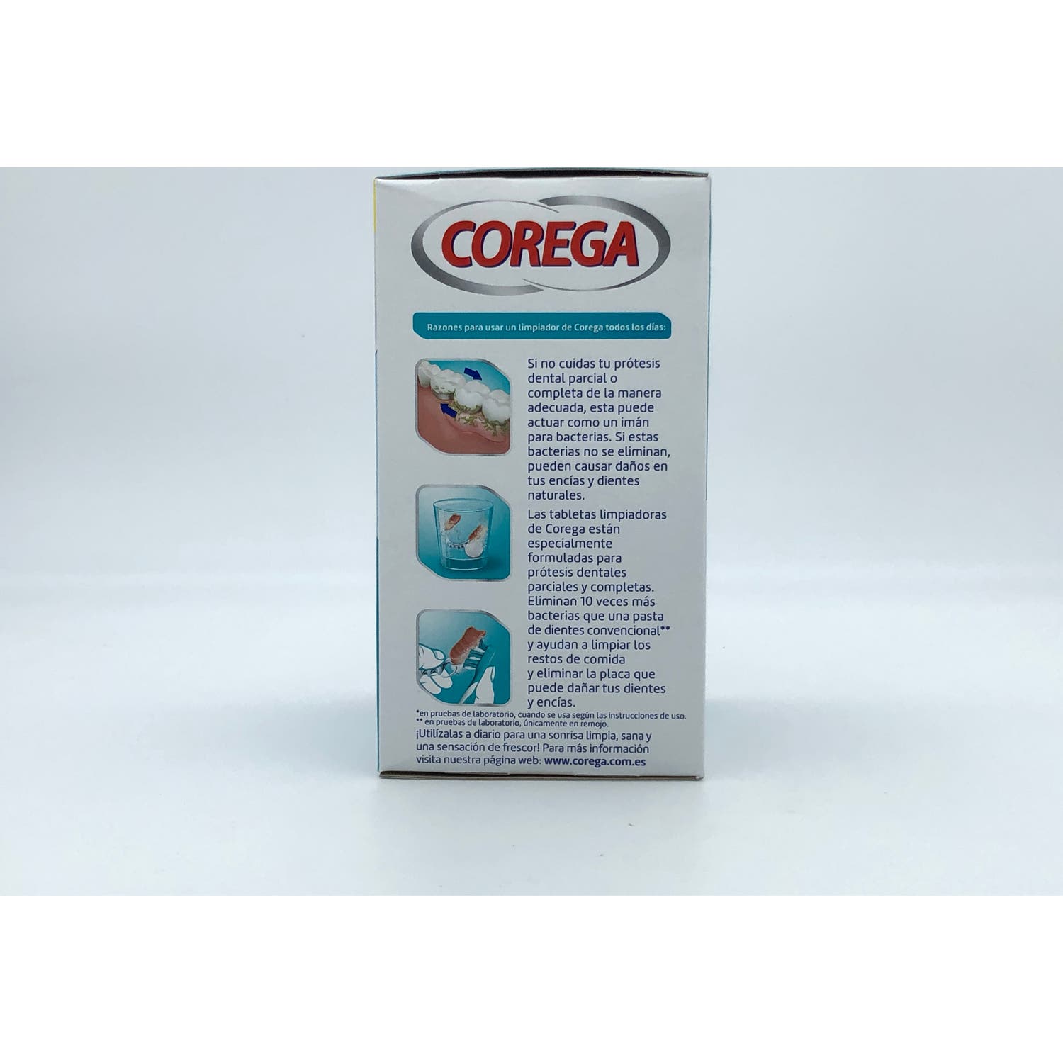 Corega Oxígeno Bio Activo 3 Minutos 108 tabletas limpiadoras