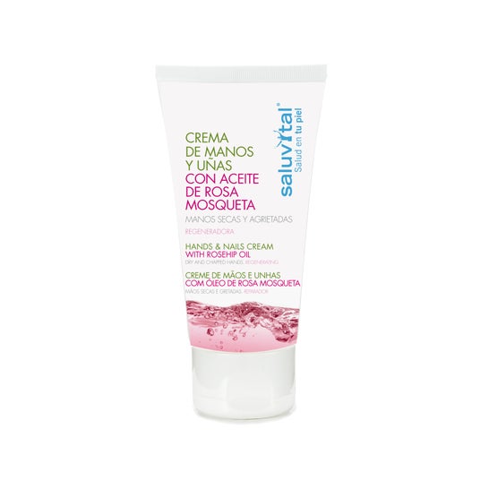 Saluvital crema Manos y uñas Aceite de rosa mosqueta 75 ml