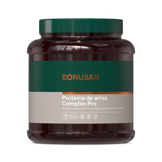 Bonusan Proteina de Arroz Plus Polvo Vainilla 500 g